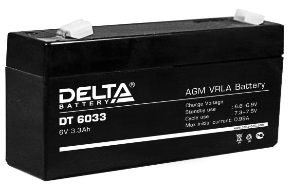 Аккумулятор Delta DT 6033 Аккумулятор Delta DT 6033