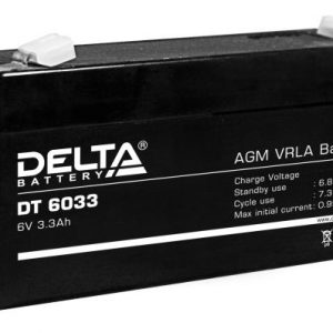 Аккумулятор Delta DT 6033 (125)