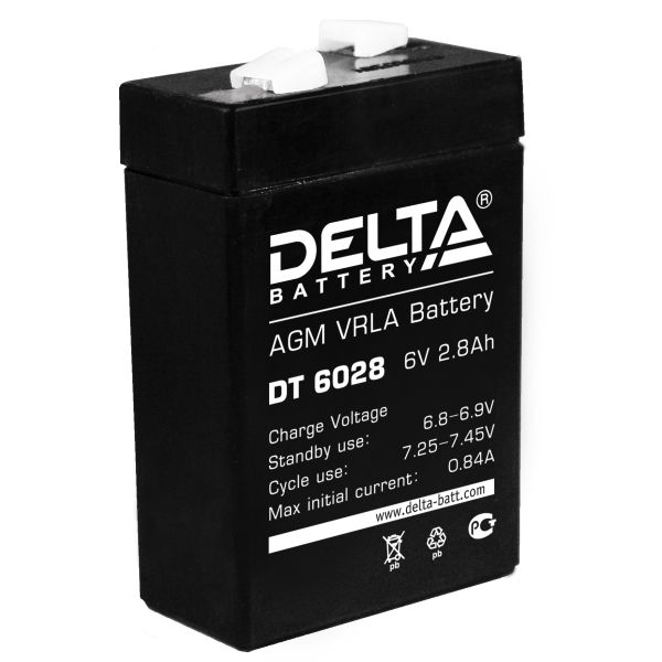 Аккумулятор Delta DT 6028 Аккумулятор Delta DT 6028