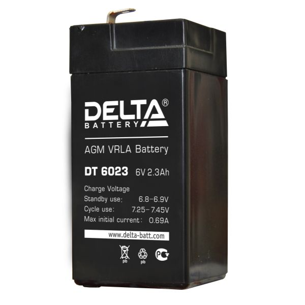 Аккумулятор Delta DT 6023 Аккумулятор Delta DT 6023