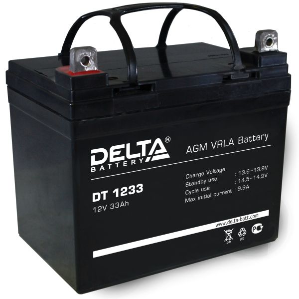Аккумулятор Delta DT 1233 Аккумулятор Delta DT 1233
