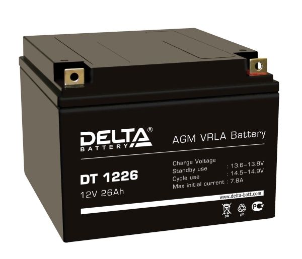 Аккумулятор Delta DT 1226 Аккумулятор Delta DT 1226